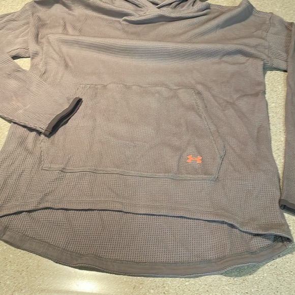 Under Armour Women’s Waffle Funnel Neck Hoodie - Picture 2 of 4